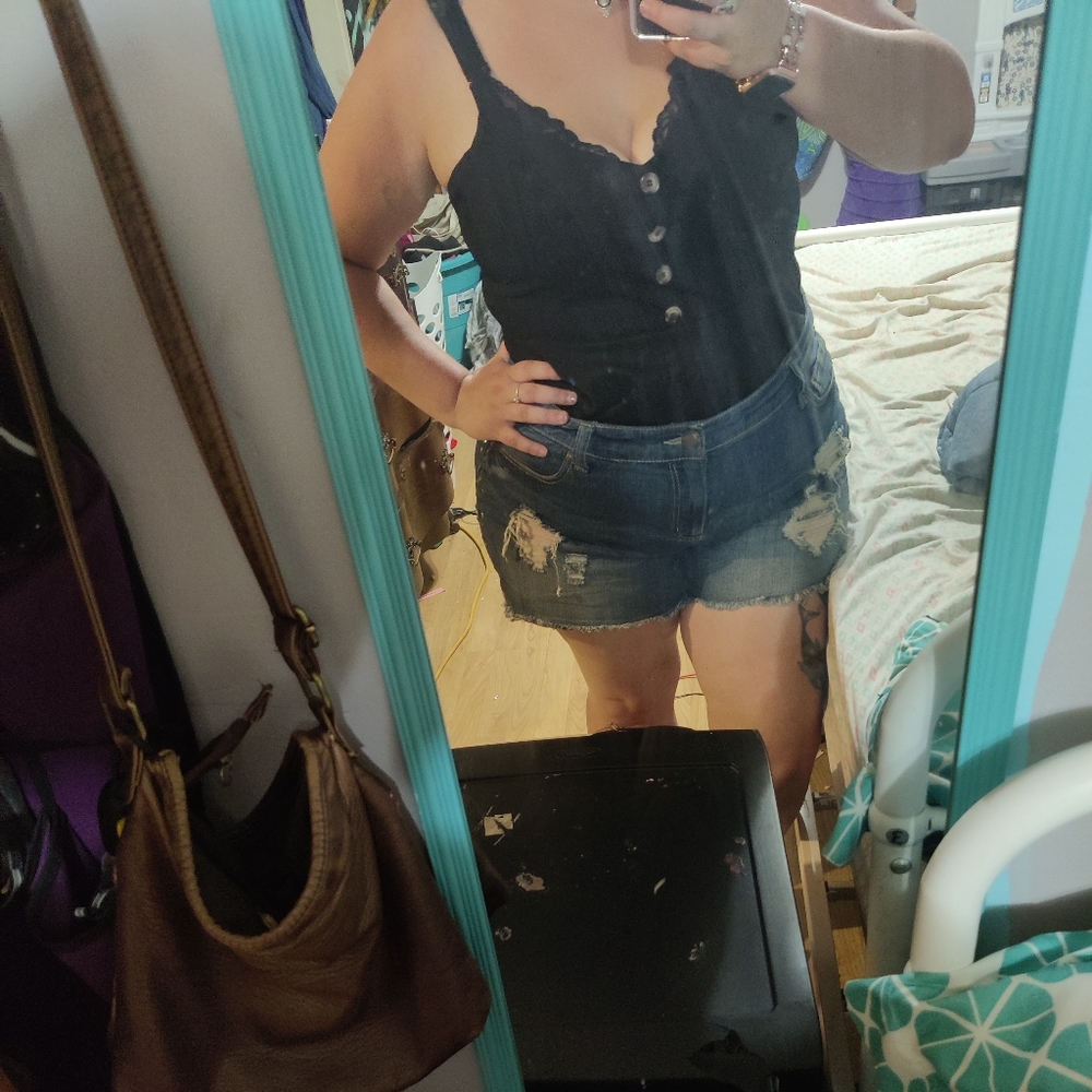 3/25 peplum top